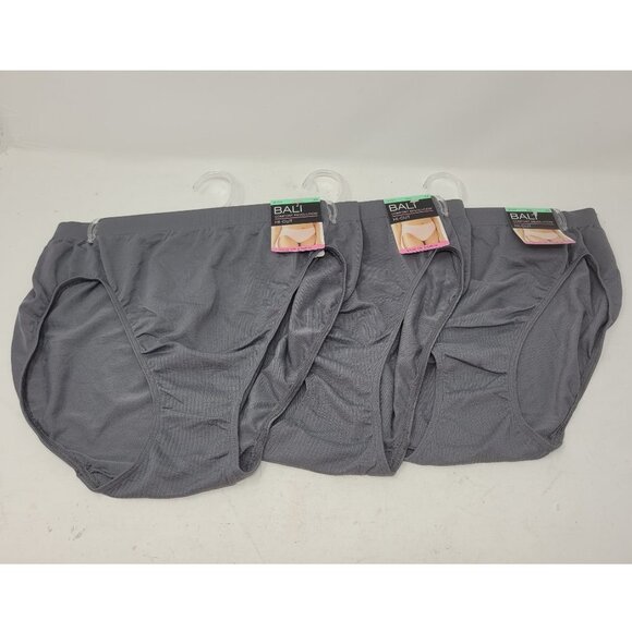 Bali Comfort Revolution Women's High Cut Briefs, sz 8/9, Bundle of 3 Pairs - Picture 4 of 4